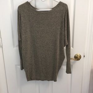 Grey dolman top